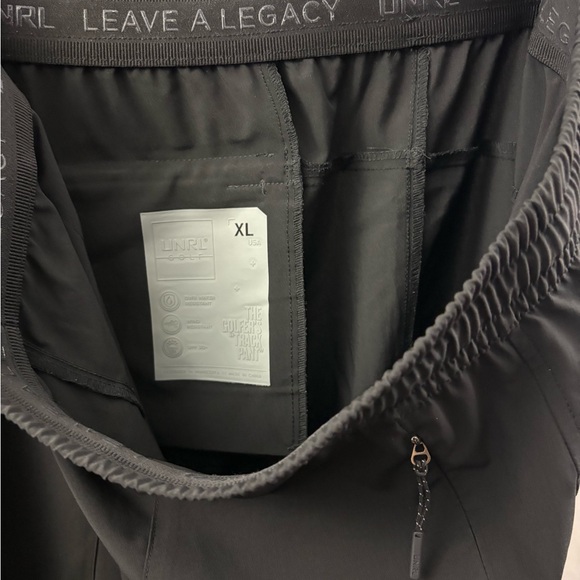 UNRL Performance Pant Size XL Black Men’s Jogger Drawstring Golf Active - Picture 8 of 9